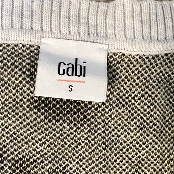 CAbi Gray Floral Button-Up Cardigan - Picture 2 of 3